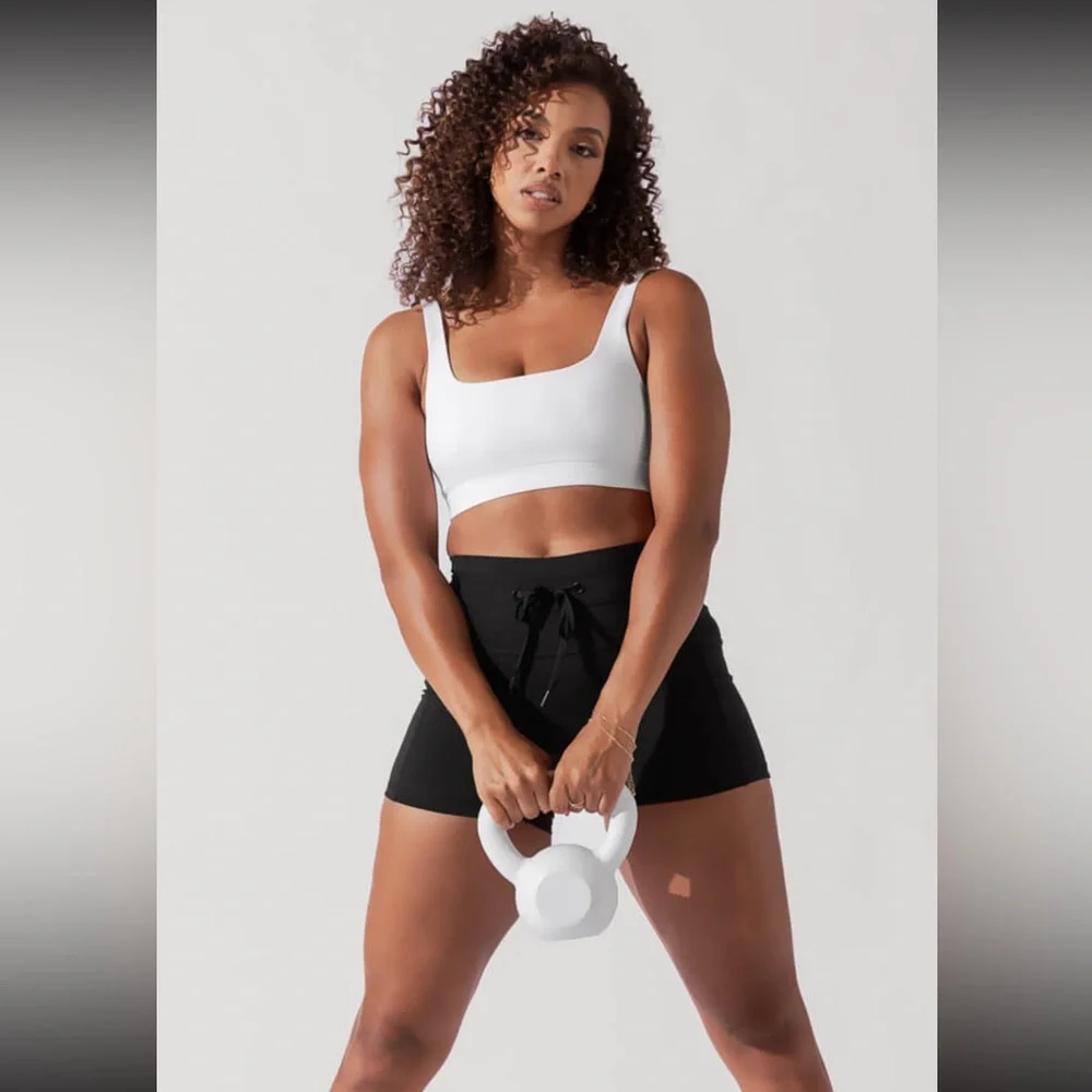 POPFLEX Tone Bra in White XS/S - Picture 2 of 12